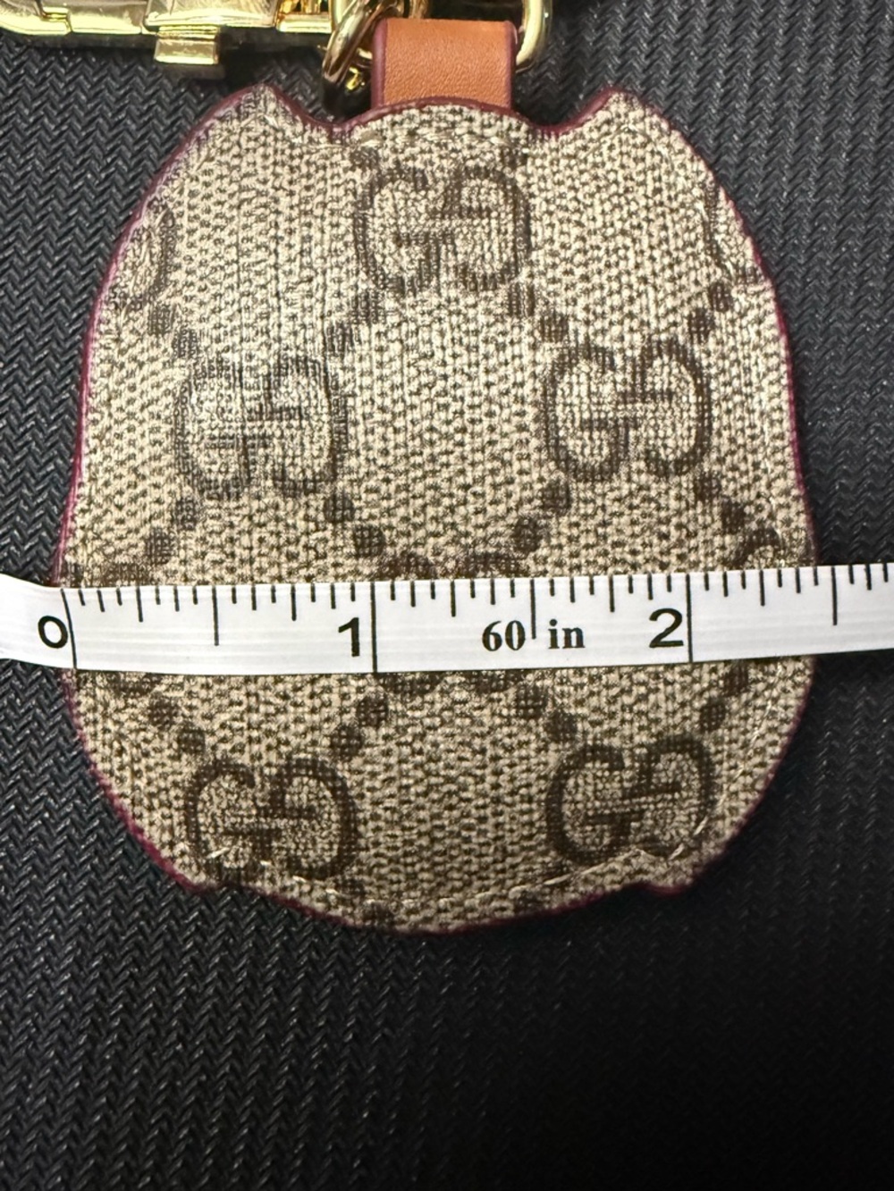 Gucci Designer Brown and Pink Owl Keychain Bag Charm NEW - Picture 8 of 9